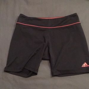 Dark grey Adidas workout/bicycle shorts